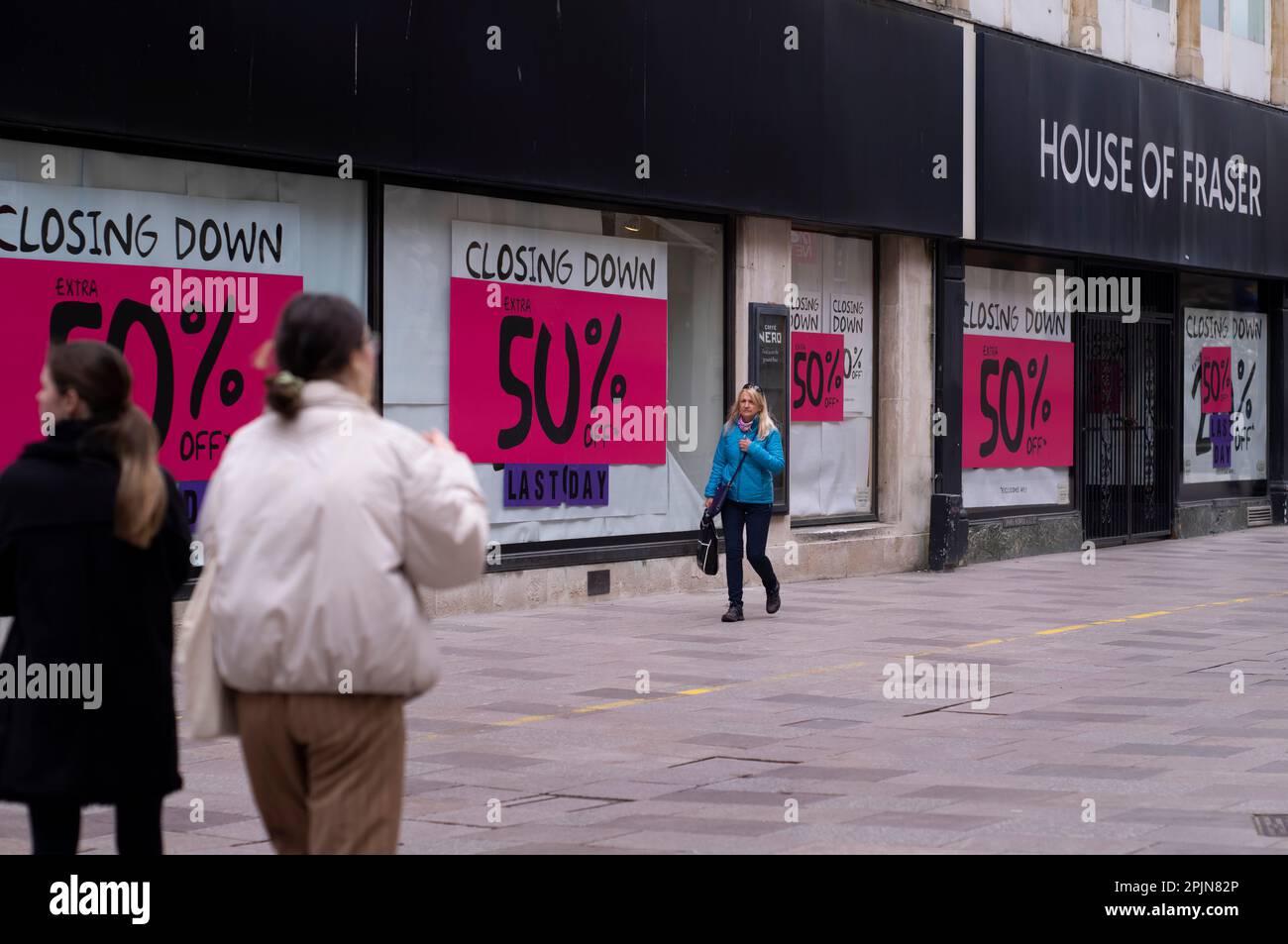 Kennesaw, GA / USA - 04/03/20: Macy's department store empty parking lots -  shut down and furloughed employees at Cobb county Town Center mall - econo  Stock Photo - Alamy