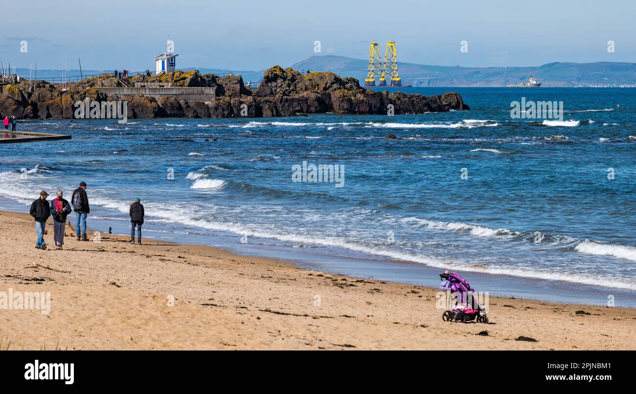 North Berwick, East Lothian, Scotland, UK, 3rd April 2023. UK Weather