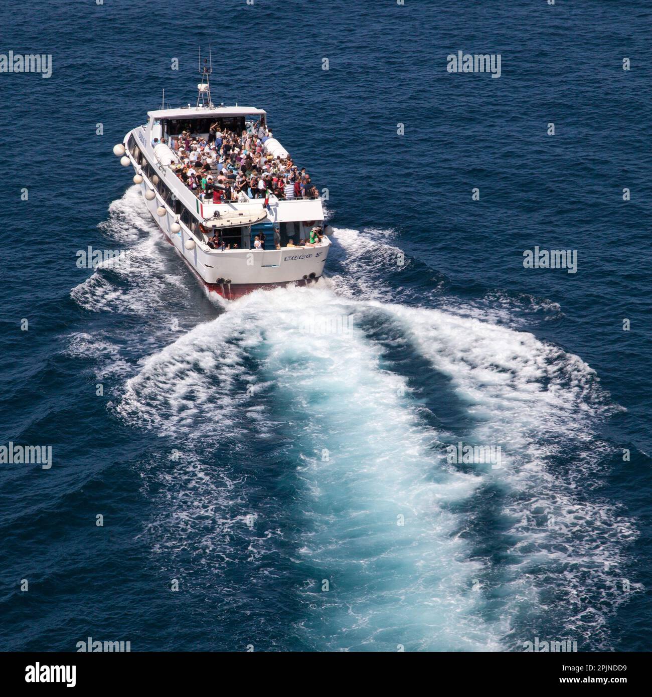 Fast ferries hop between the five villages of Italy's Cinque Terre