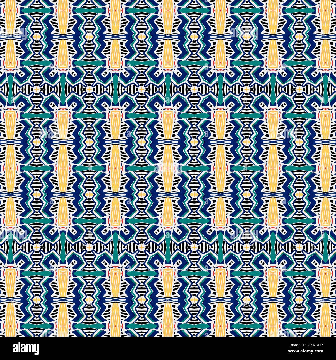 Tribal vector ornament. Seamless African pattern. Aztec style Stock ...