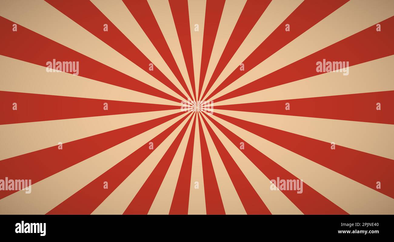 Retro background with rays or stripes in the center. Sunburst or sun ...