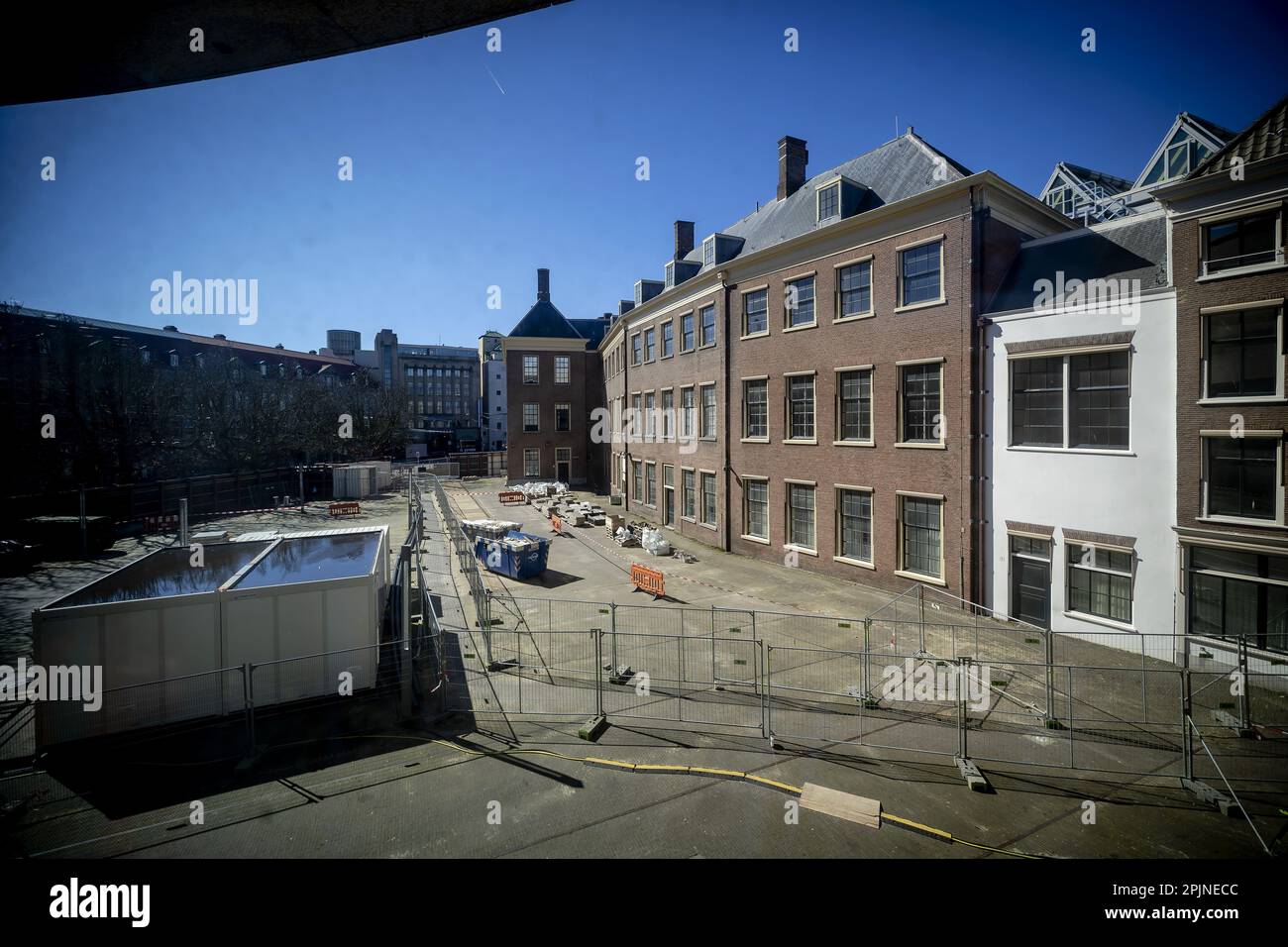 THE HAGUE Netherlands, 03/04/2023, Overview of the Binnenhof. The