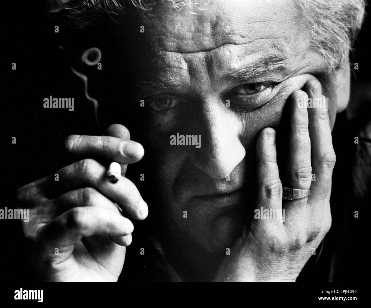 John Thaw actor photographed in the mid 1980's Stock Photo