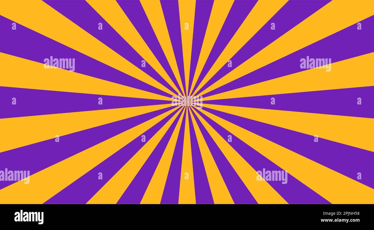 Retro background with rays or stripes in the center. Sunburst or sun ...