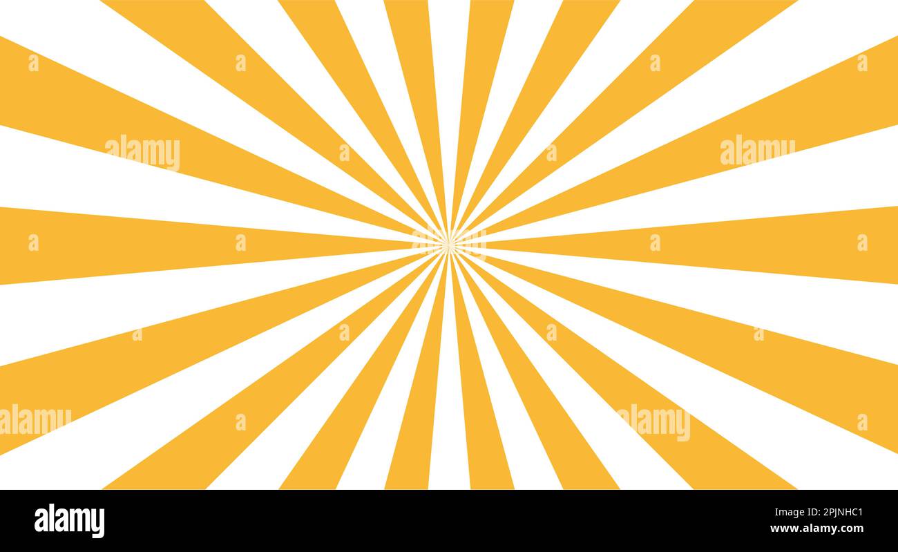 Retro background with rays or stripes in the center. Sunburst or sun ...