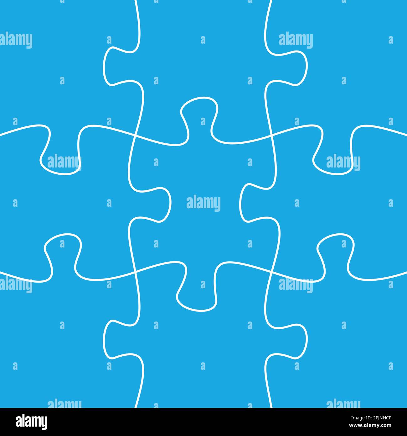 9 Puzzle Piece Template 9 Puzzle Piece Template
