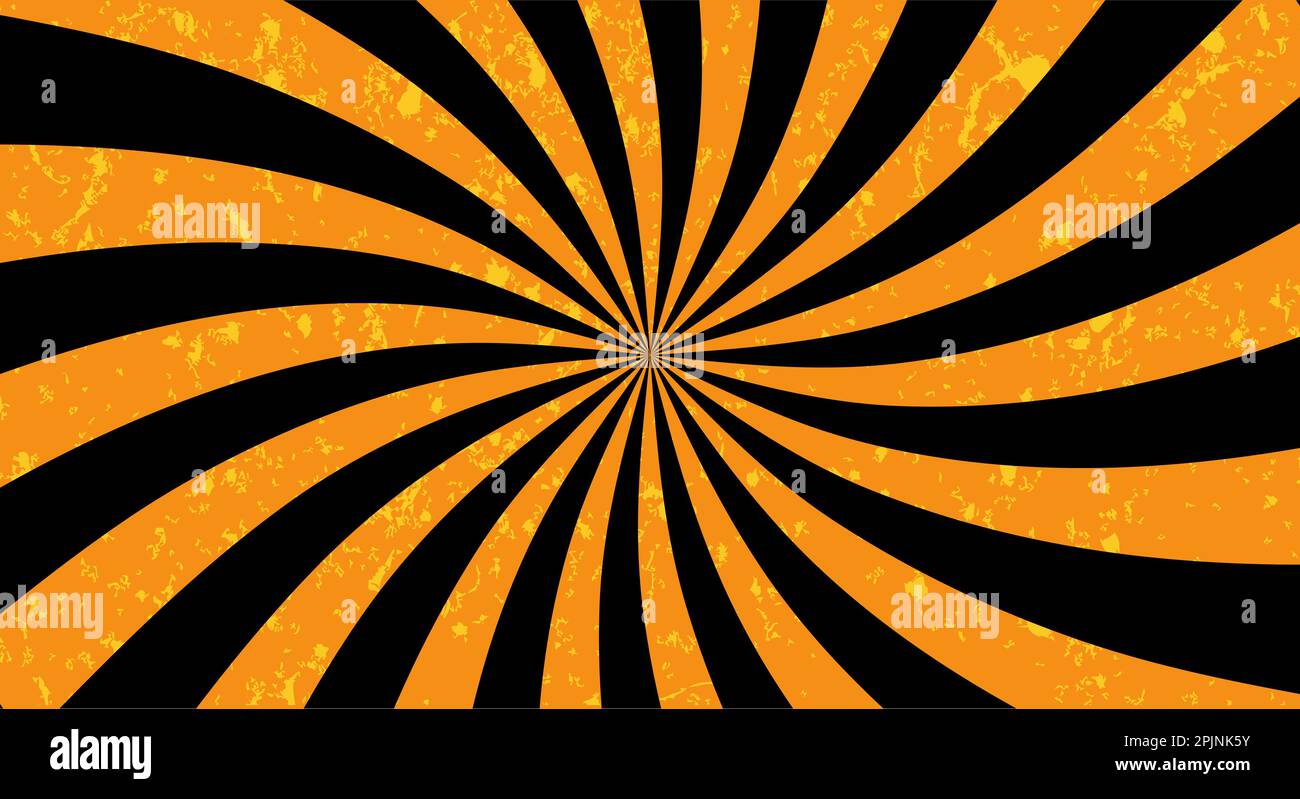 Retro background with rays or stripes in the center. Sunburst or sun ...