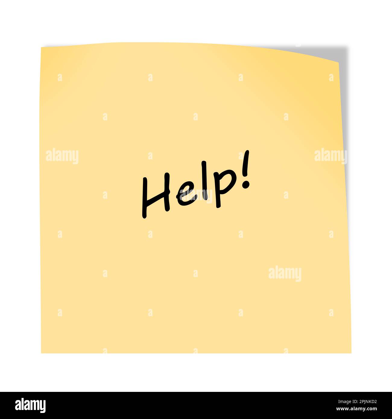 Help 3d illustration post note reminder on white with clipping path ...