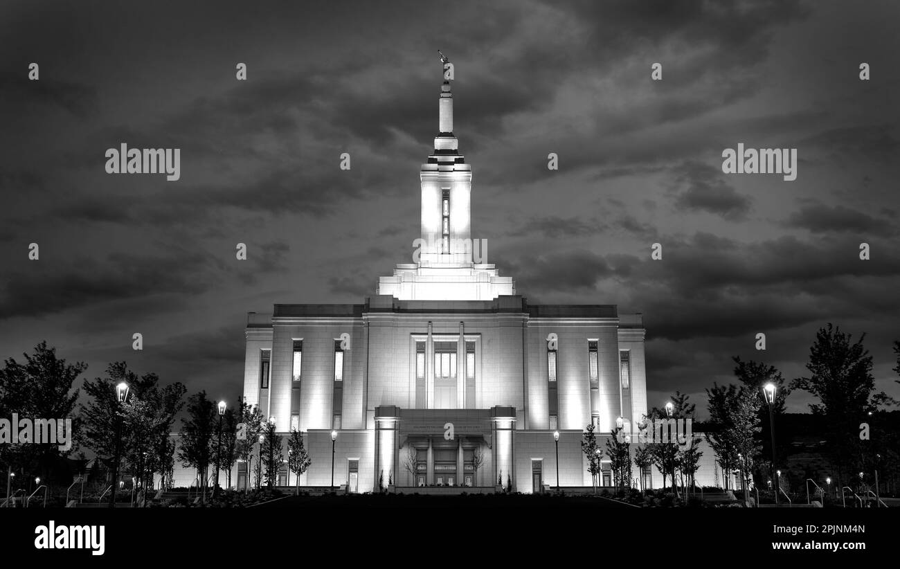 Pocatello Idaho LDS Temple building Mormon Church of Jesus Christ