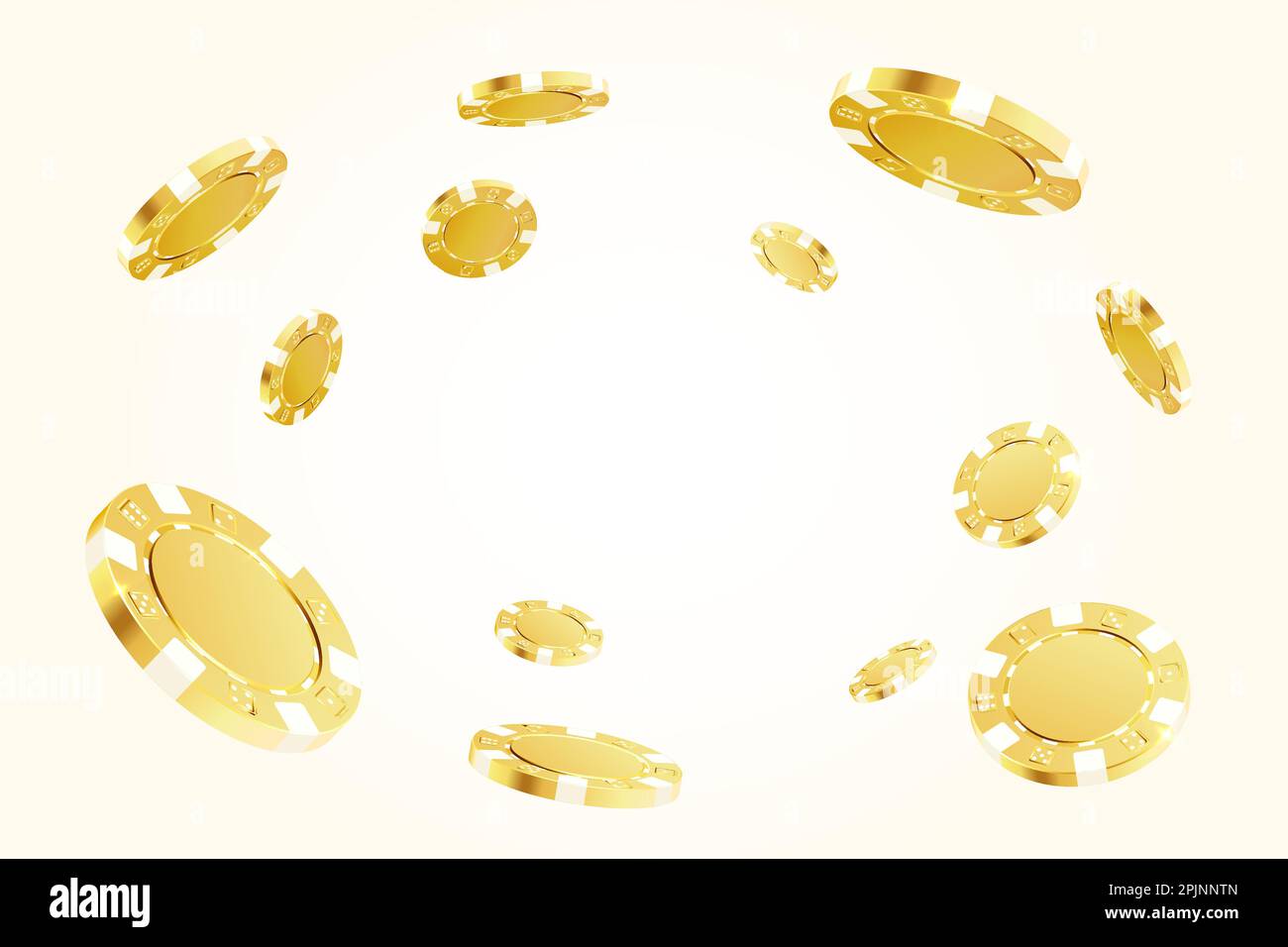 Vip poker chips flying around the center. Gambling game, casino 3d