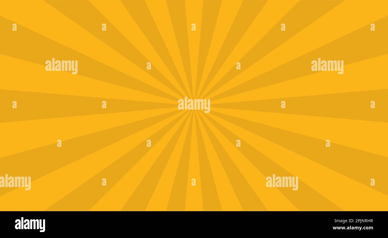Retro background with rays or stripes in the center. Sunburst or sun ...