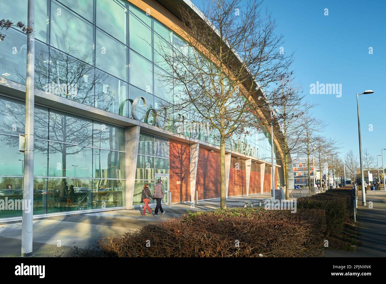 The East Midlands international swimming pool at Corby, England Stock