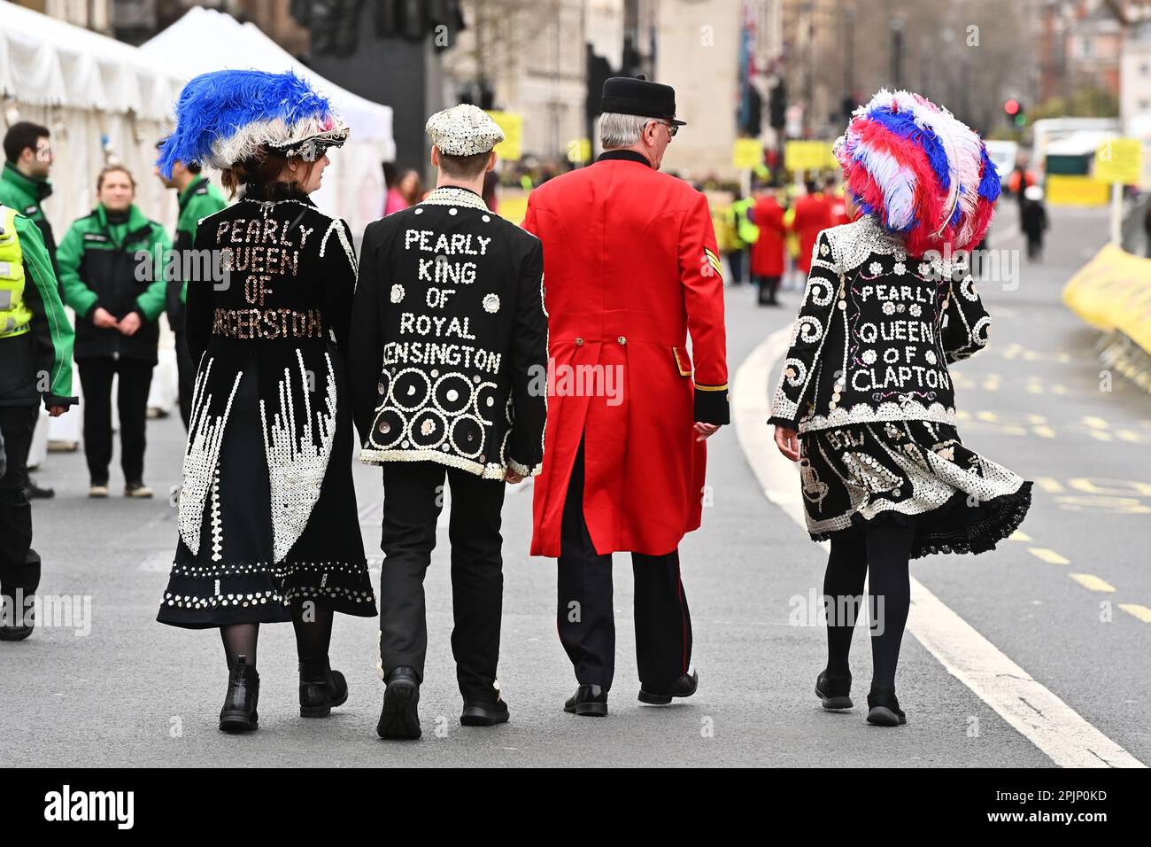 EDITORIAL USE ONLY Runners take part in the London Landmarks Half ...