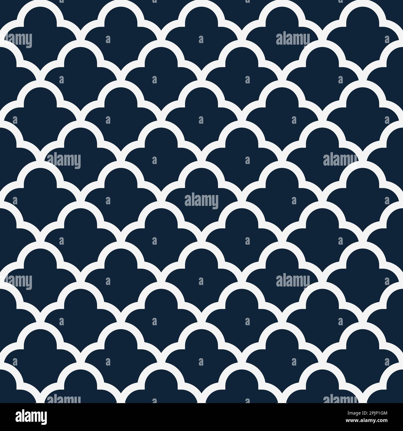 Quatrefoil geometric seamless pattern. Classic fabric seamless pattern. Vector illustration ...