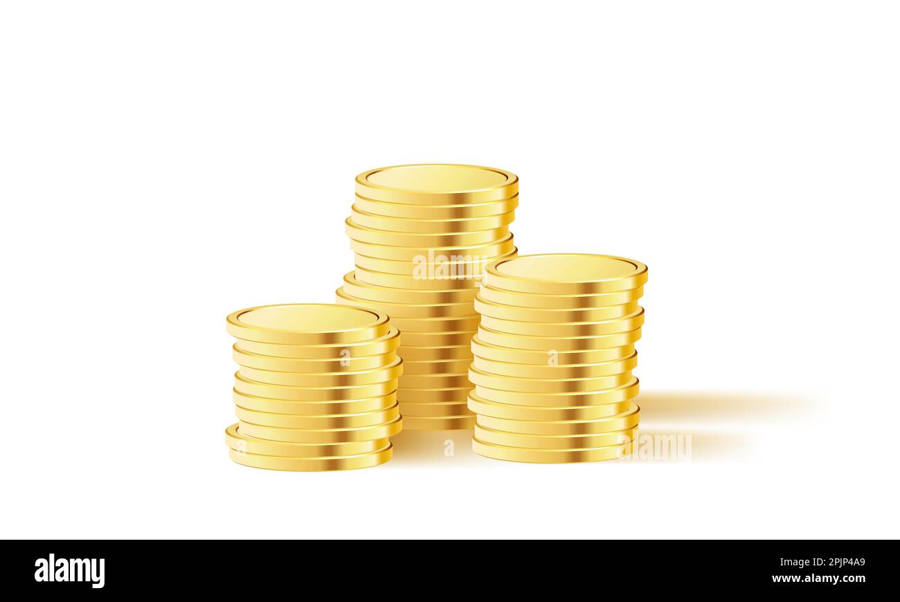 Money stacked Stock Vector Images - Alamy