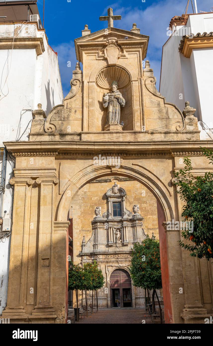 Iglesia San Francisco, Cordoba, Andalusia, Spain, South West Europe Stock Photo