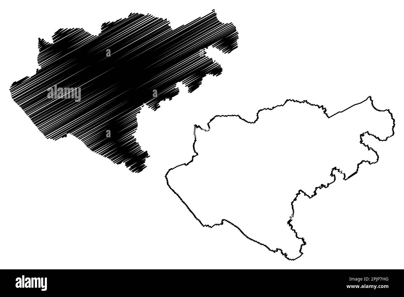 Woking map Stock Vector Images - Alamy