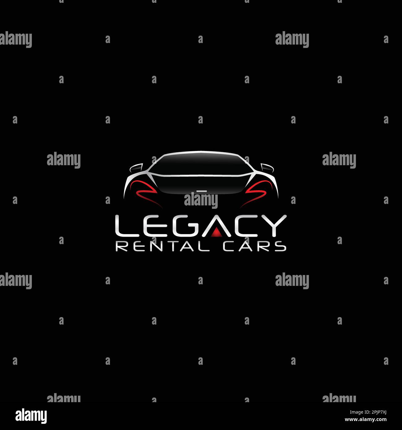 auto detailing car wash car rental logo with outline vector Stock Vector Image & Art Alamy