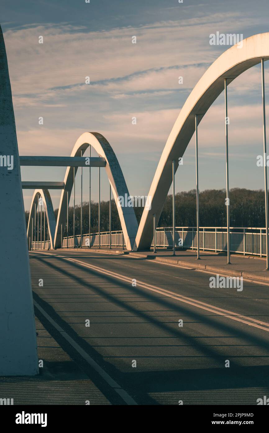 Winding bridge stretches across hi-res stock photography and images - Alamy