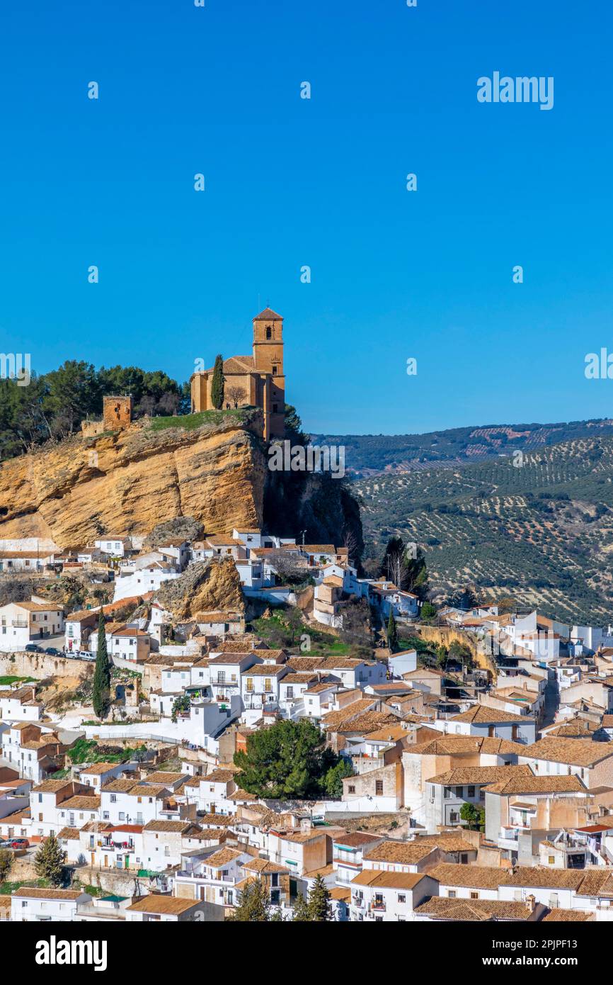 The Spanish Village of Montefrio, Andalusia, Spain, South West Europe Stock Photo
