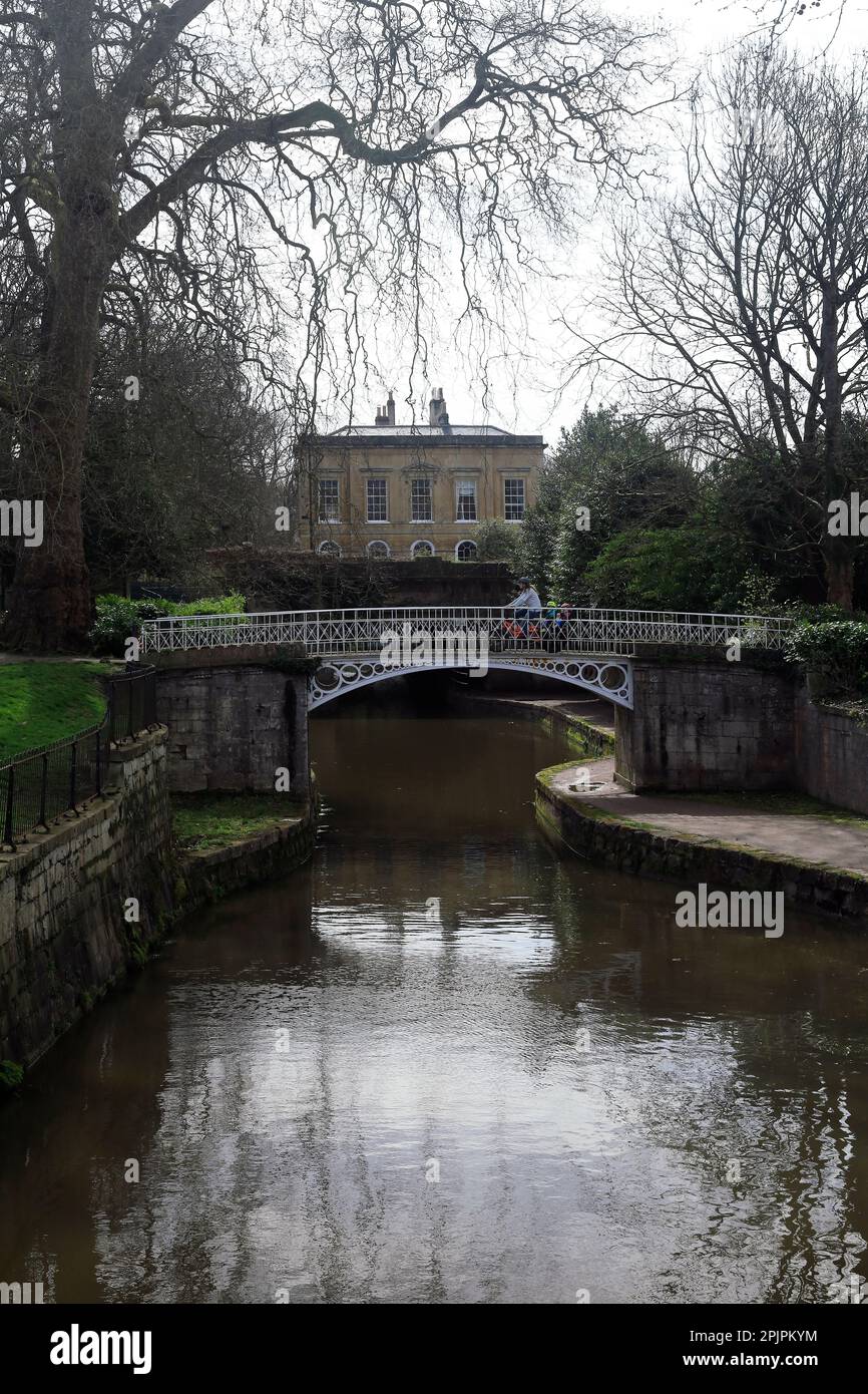 Sydney Gardens, Bath, Somerset. March 2023. Spring. cym Stock Photo
