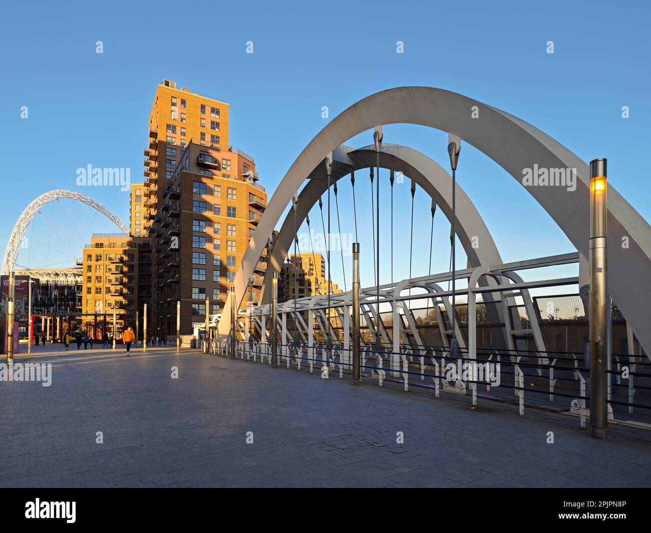 Wembley Stadium train station Stock Photo Alamy