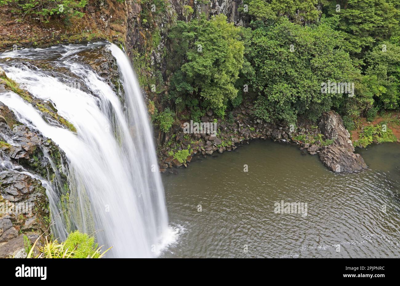 Hatea River and Whangarei Falls - New Zealand Stock Photo