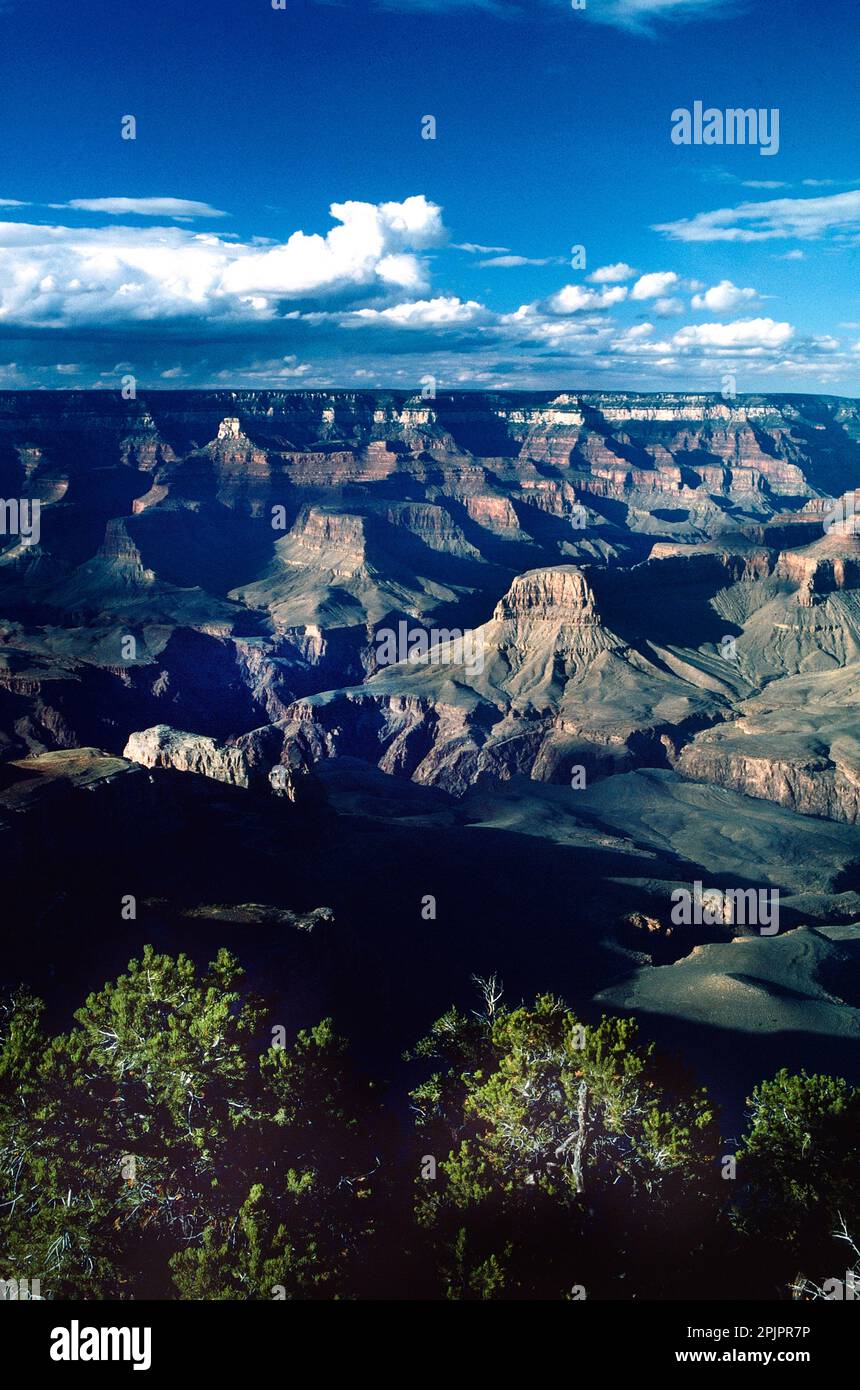 Grand Canyon of the Colorado, Arizona, view from the South Rim Stock Photo