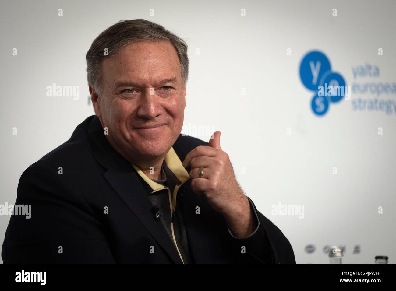 Former Secretary Of State Mike Pompeo Addresses An Audience During The ...