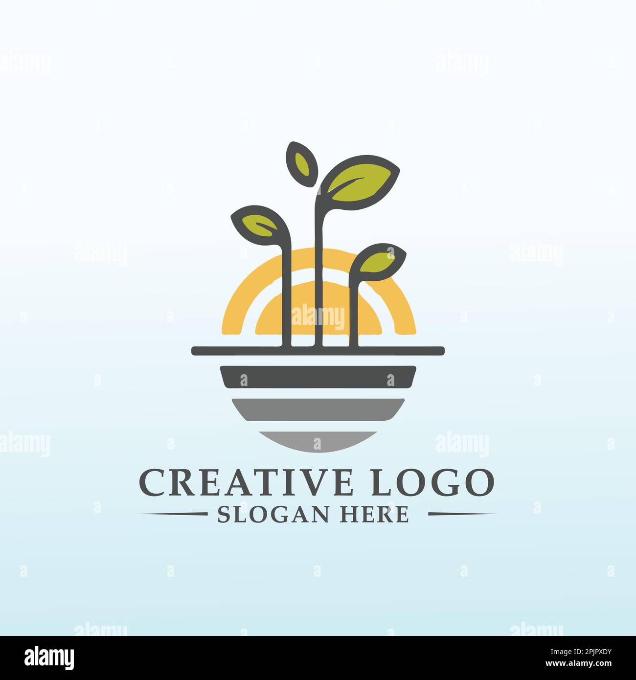 Create a logo for an environmentally friendly supply company Stock Vector