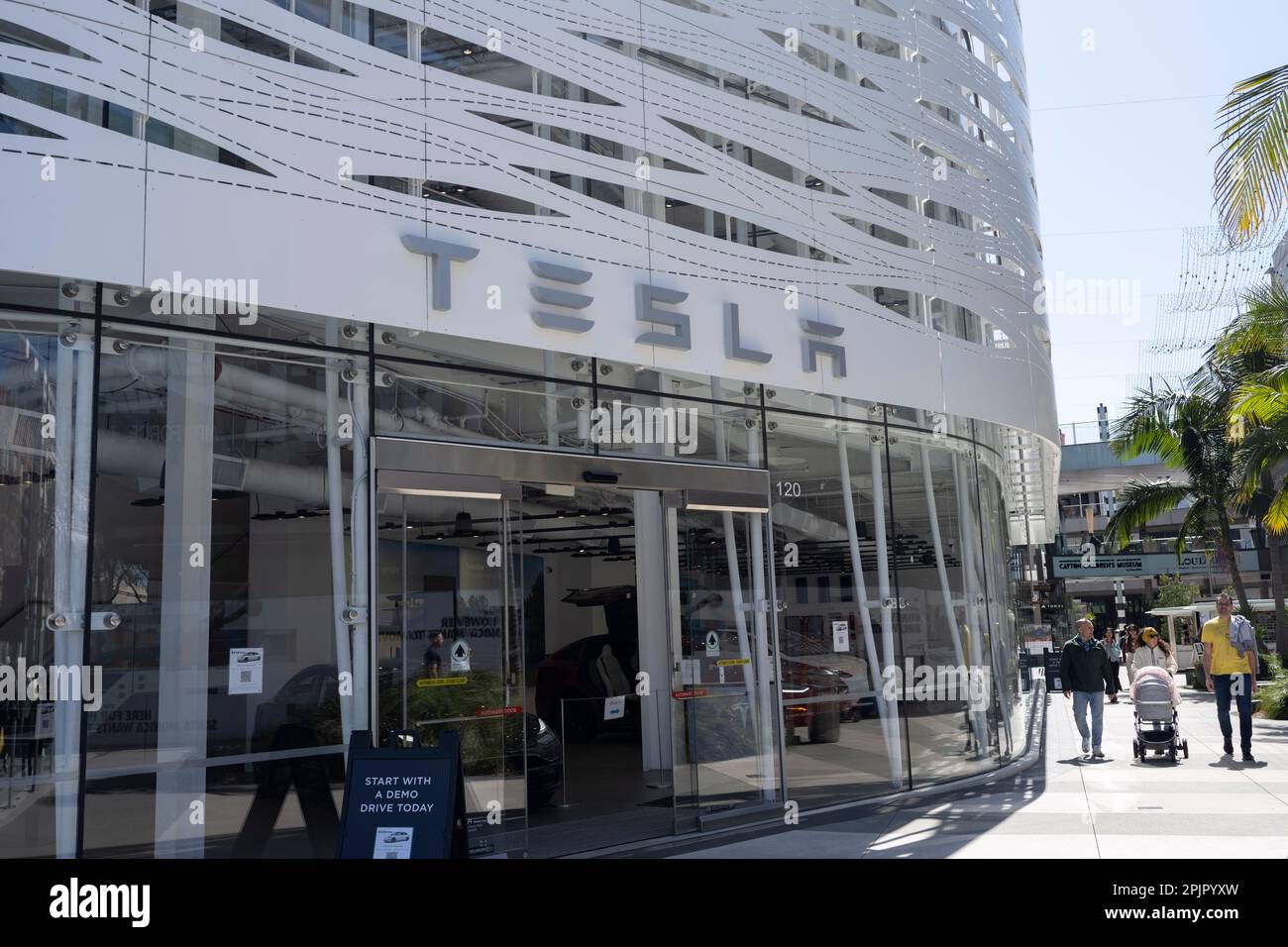 Santa Monica, California, USA. 25th Mar, 2023. Tesla Motors is an