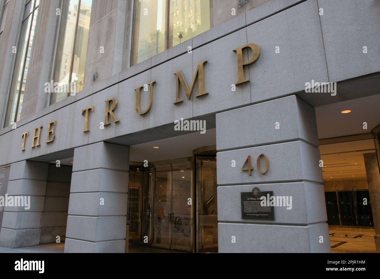 The Trump building at 40 Wall Street, New York Stock Photo