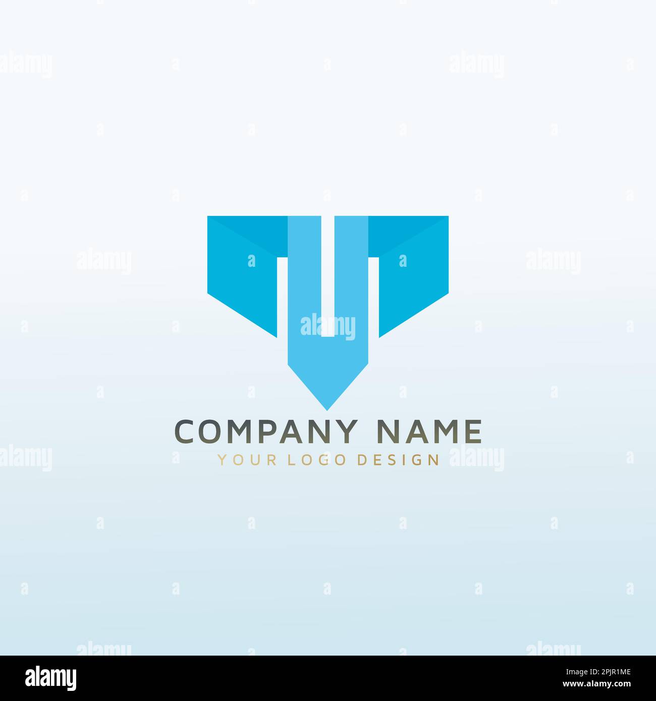 a logo that embodies the letter M Stock Vector