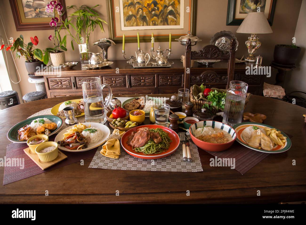 Traditional buffet table online
