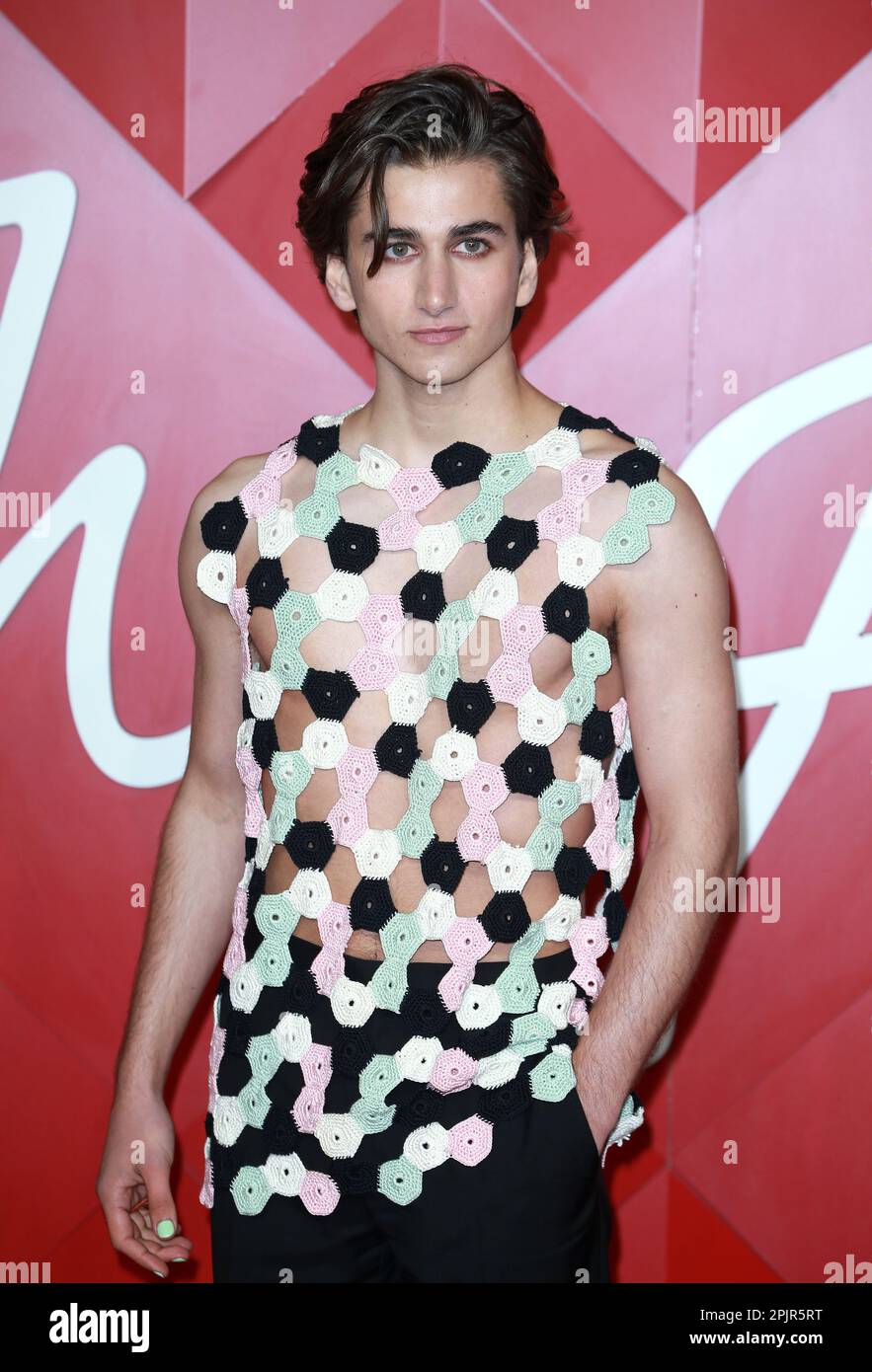 Sebastian Croft attends The Fashion Awards 2022 at the Royal Albert