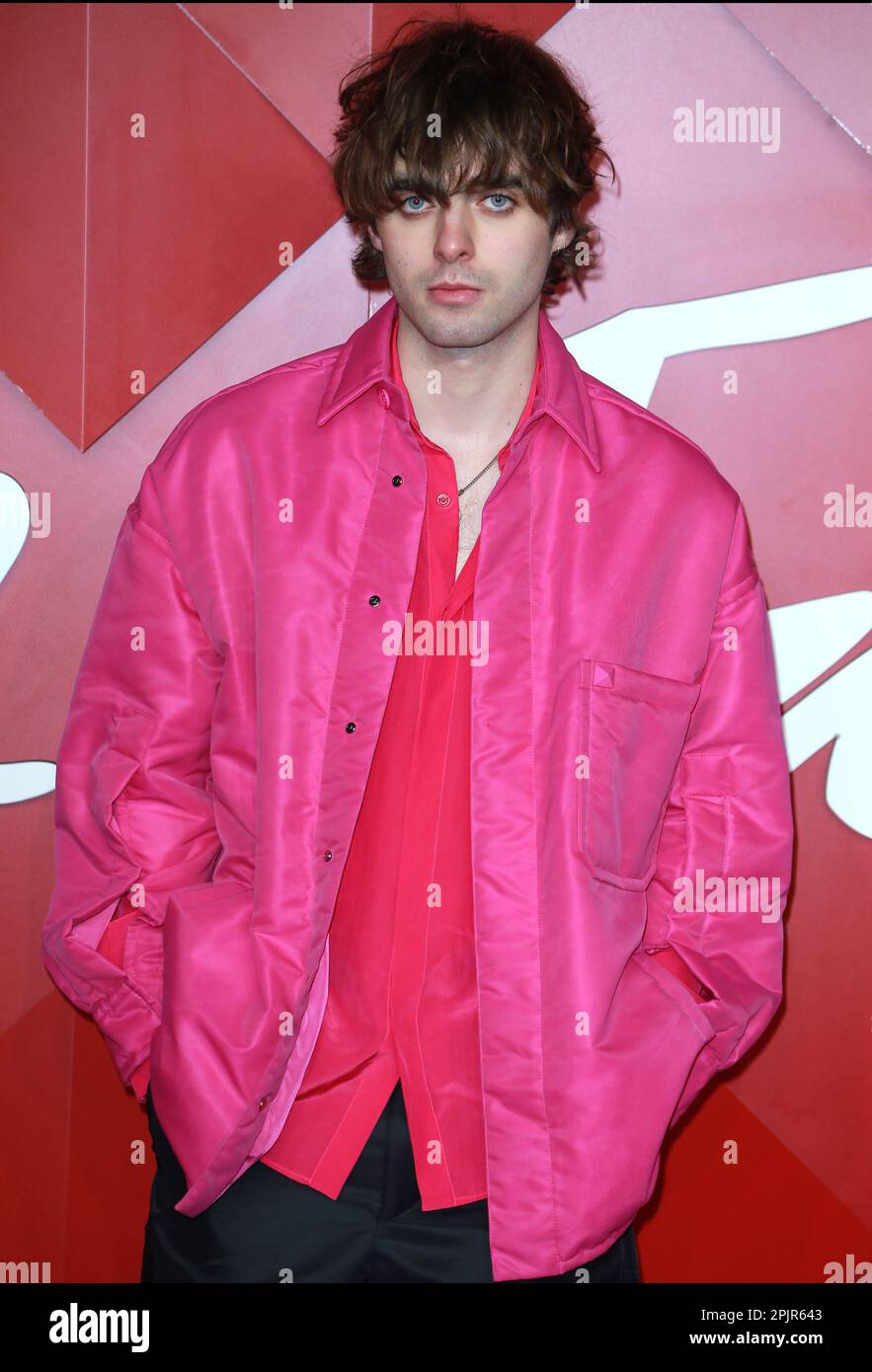 Lennon Gallagher attends The Fashion Awards 2022 at the Royal Albert