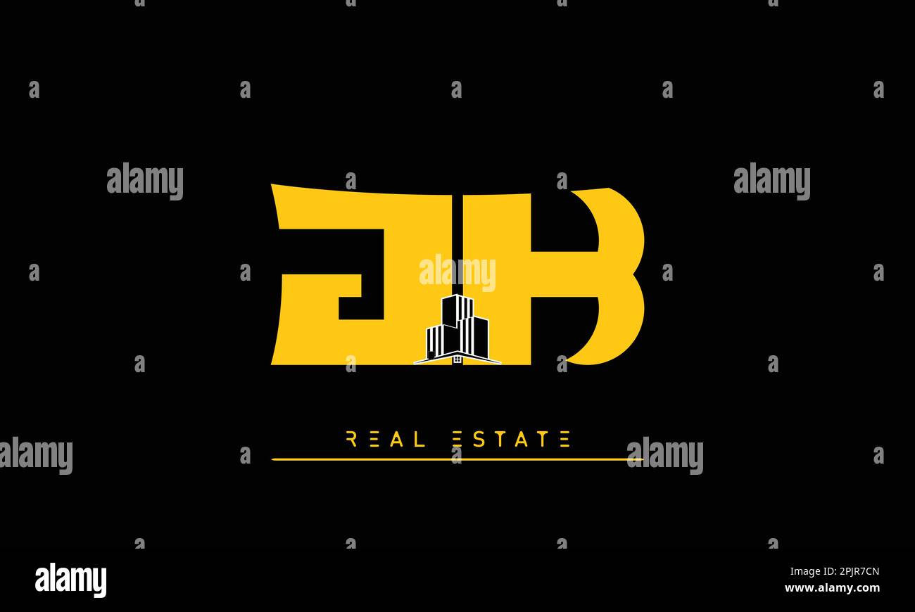 Real Estate letters Initials Monogram logo JK , KJ Stock Vector Image