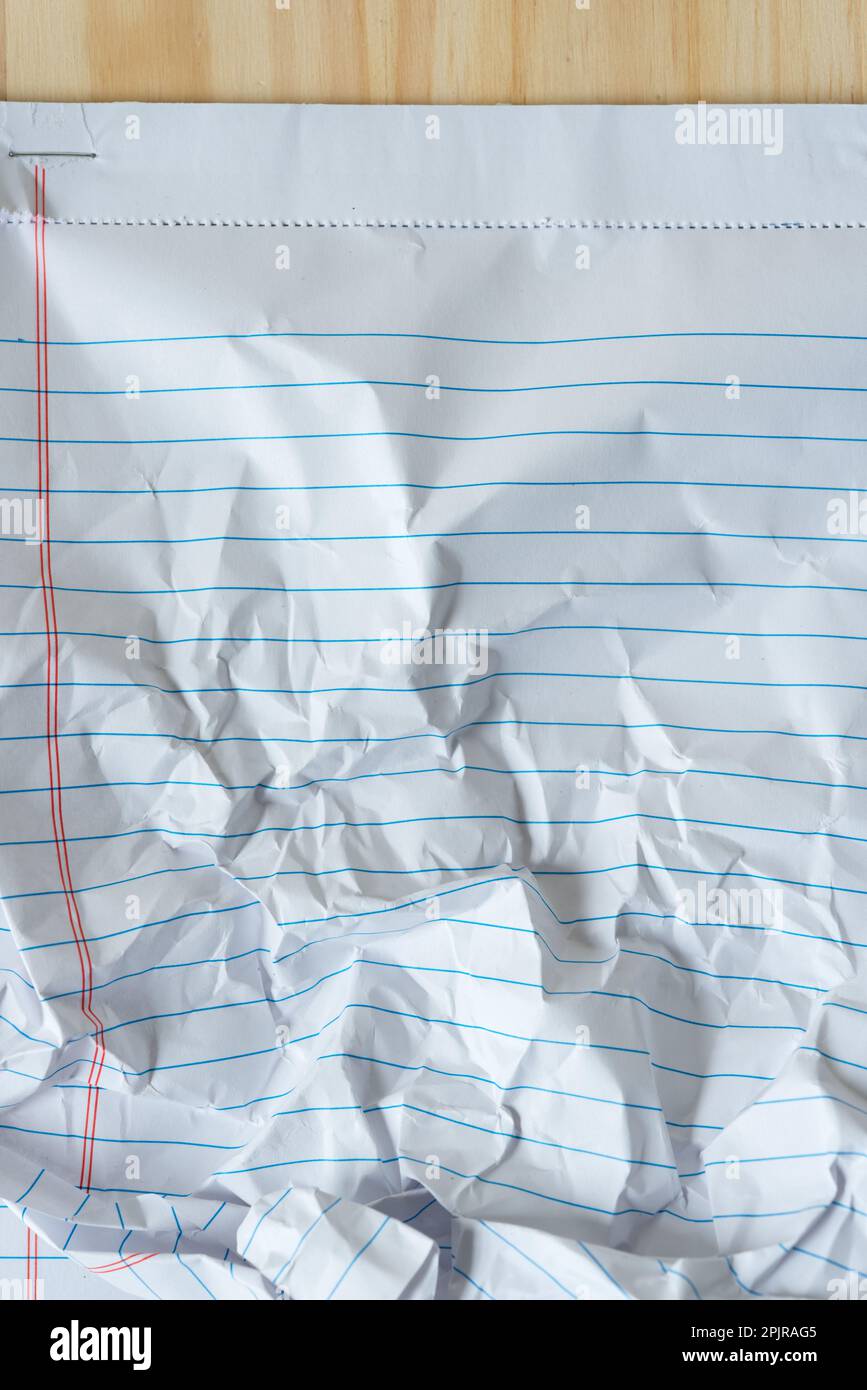 wrinkled lined paper background