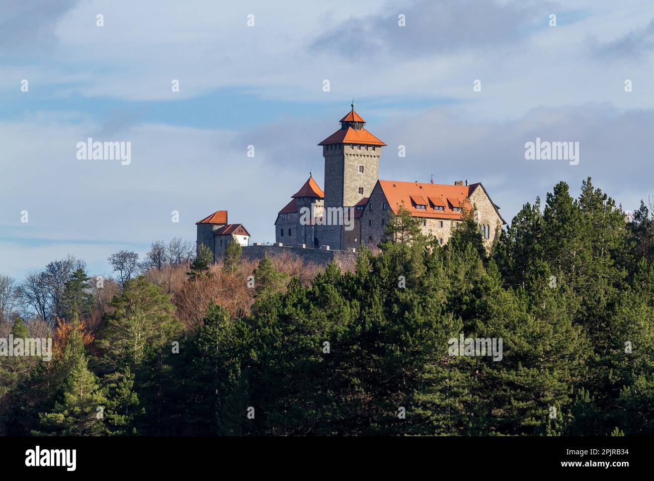 View of Wachsenburg Castle in Thuringia Stock Photo - Alamy