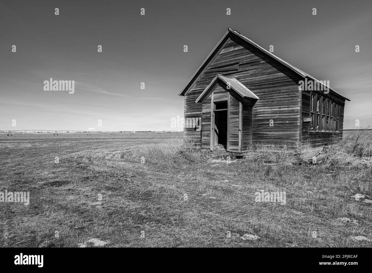 Old Shed in the Dryland Area in Washington State Stock Photo