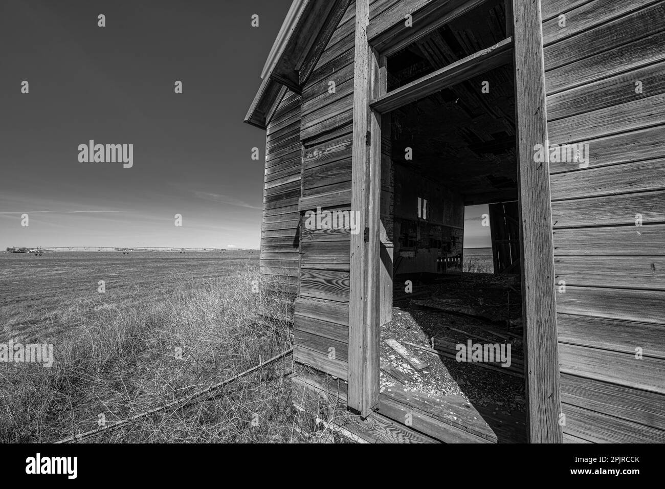 Old Shed in the Dryland Area in Washington State Stock Photo