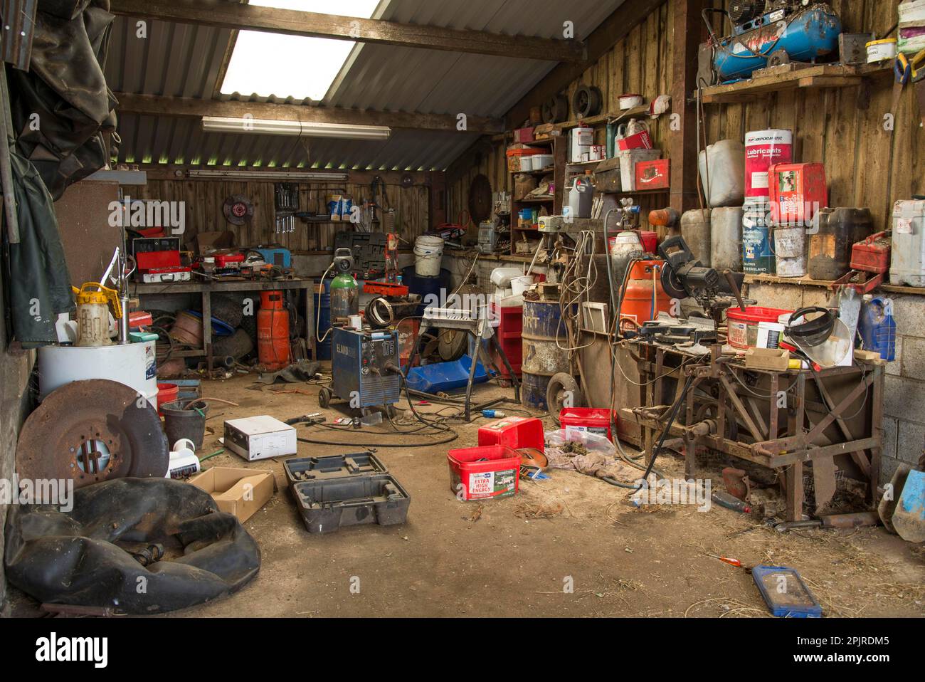 Interior of an agricultural Lancashire, England, United