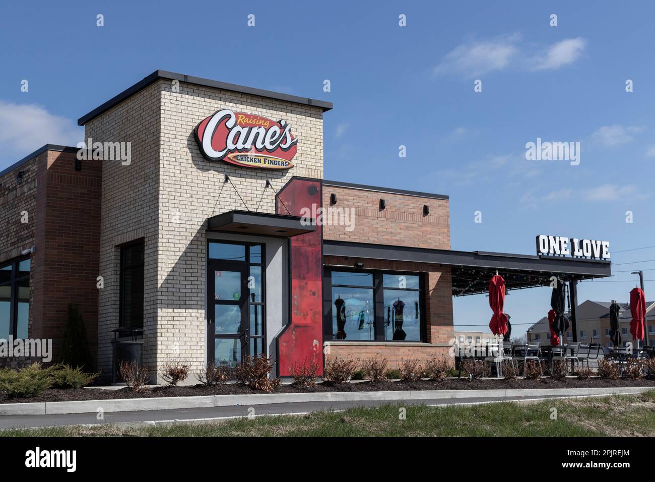 Avon Circa April 2023 Raising Cane's Chicken Fingers restaurant