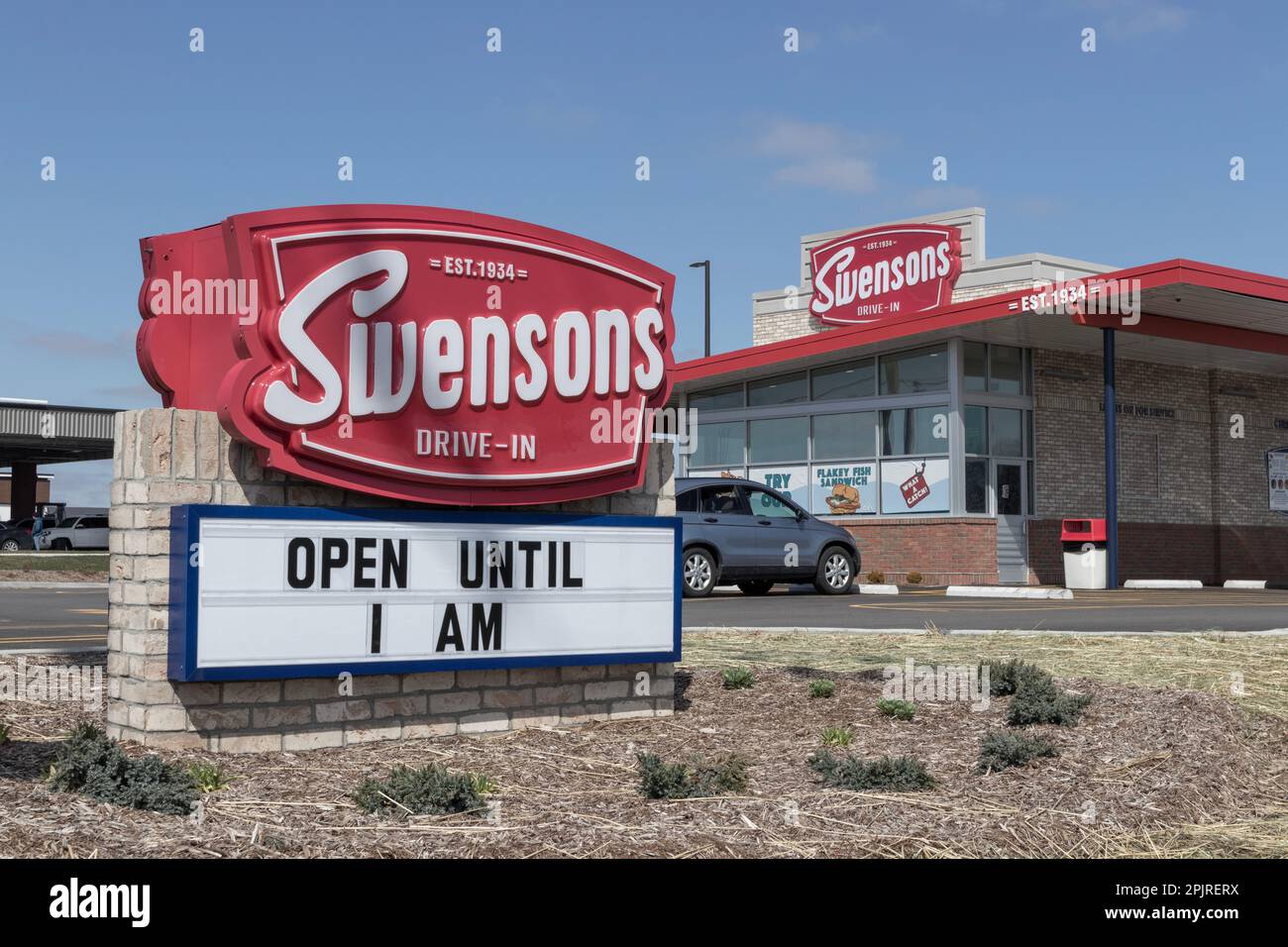 Avon - Circa April 2023: Swensons Drive-In fast food restaurant