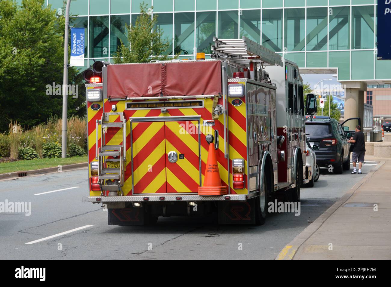 Airport fire truck at Halifax Stanfield International Airport in Nova