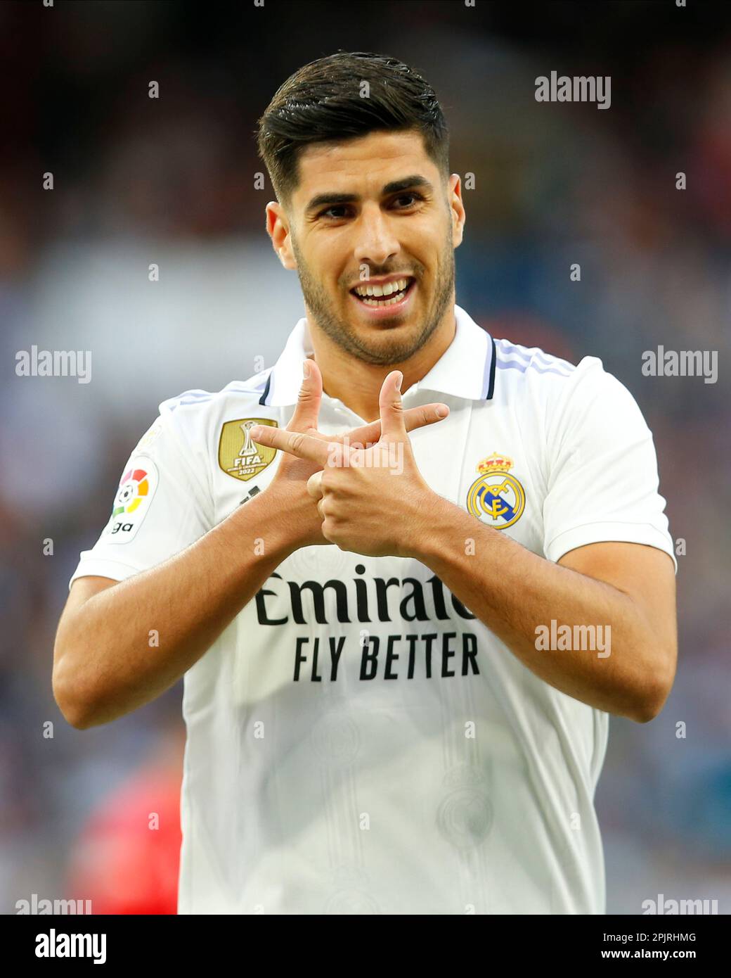 Madrid Spain 02nd Apr 2023 Marco Asensio Of Real Madrid CF During madrid-spain-02nd-apr-2023-marco-asensio-of-real-madrid-cf-during