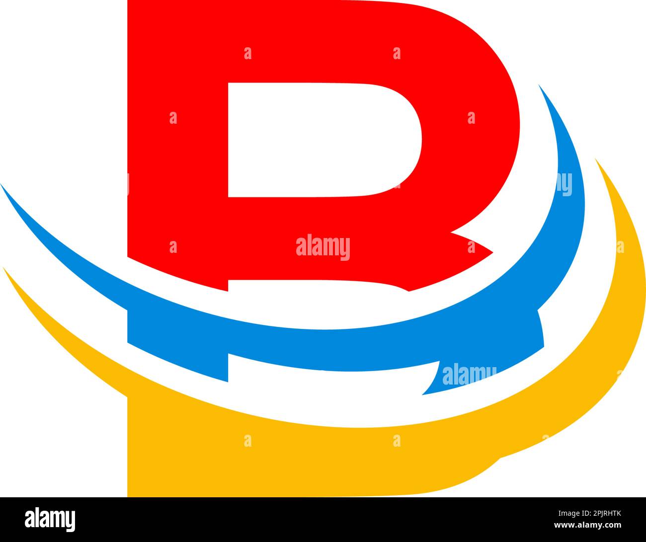 Letter B Swoosh Logo Stock Vector Image & Art - Alamy