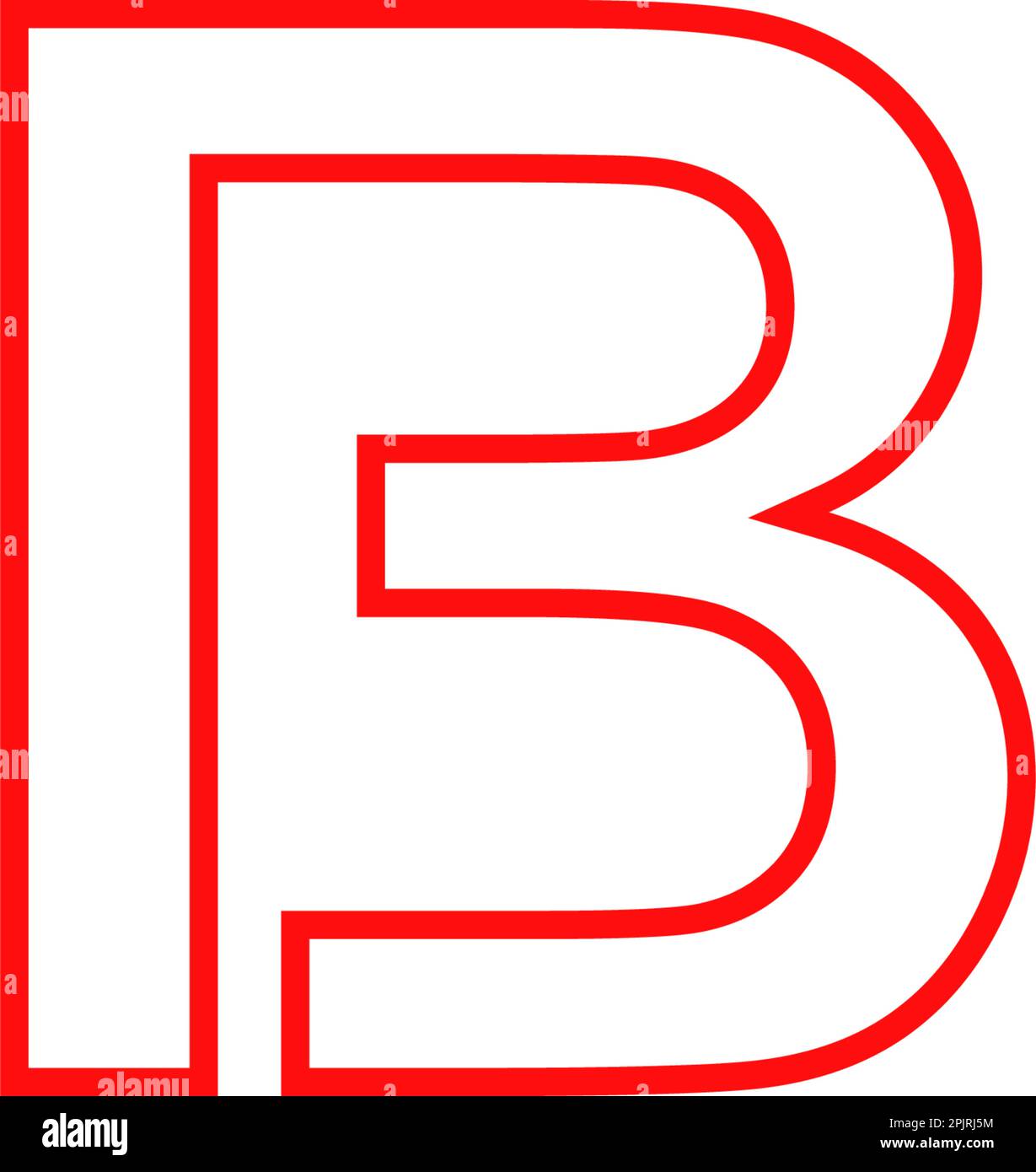 Initial letter B logo design template element Stock Vector Image & Art ...