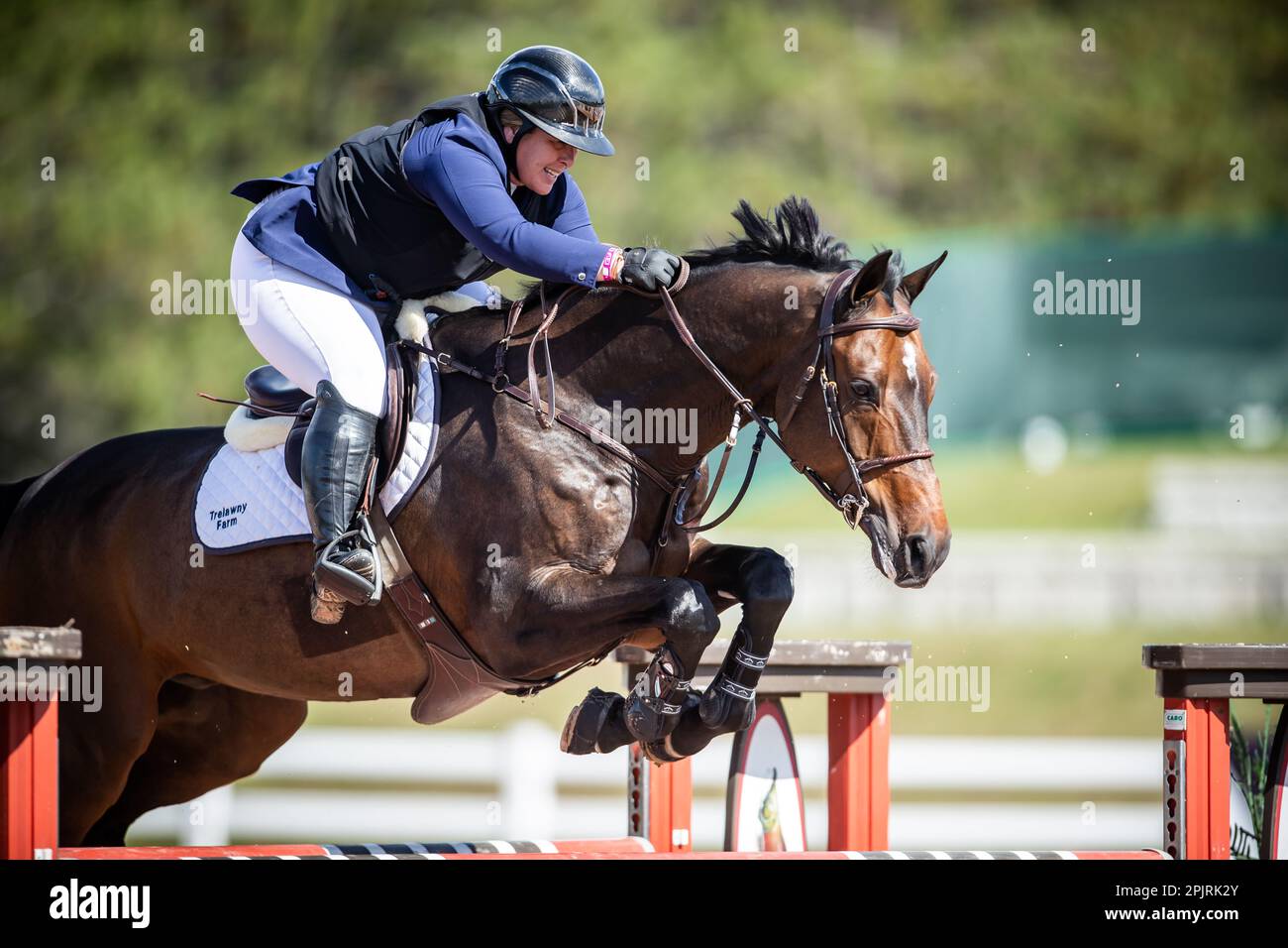 Cara Raether Carey from the United States competes during a Major
