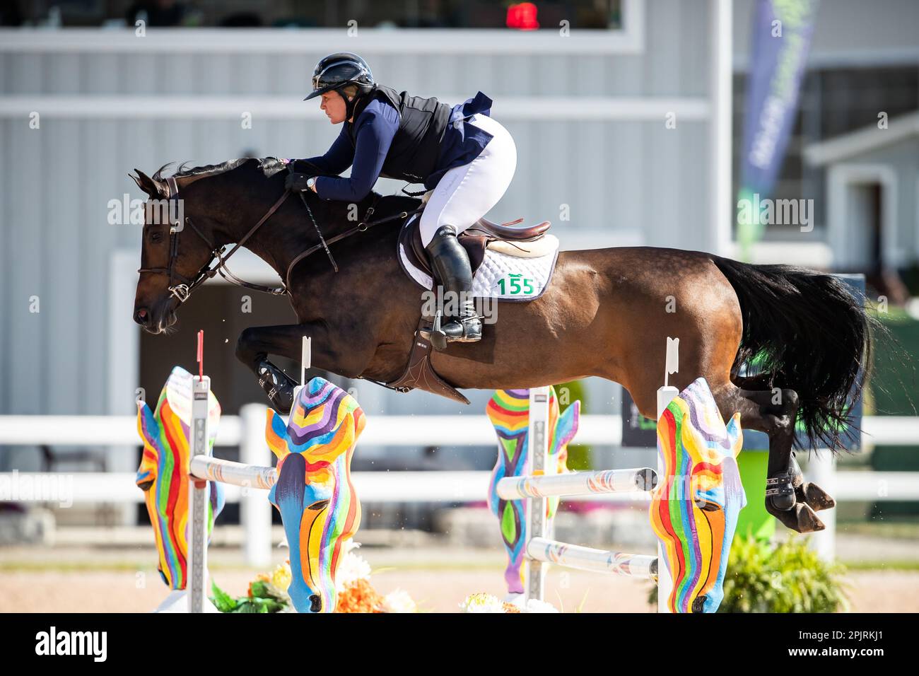 Cara Raether Carey from the United States competes during a Major